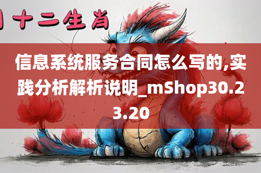 信息系统服务合同怎么写的,实践分析解析说明_mShop30.23.20