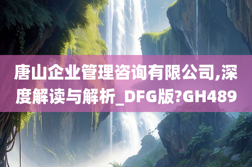 唐山企业管理咨询有限公司,深度解读与解析_DFG版?GH489