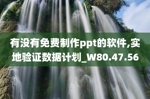 有没有免费制作ppt的软件,实地验证数据计划_W80.47.56