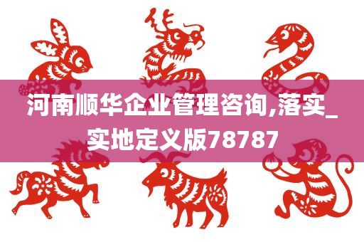 河南顺华企业管理咨询,落实_实地定义版78787