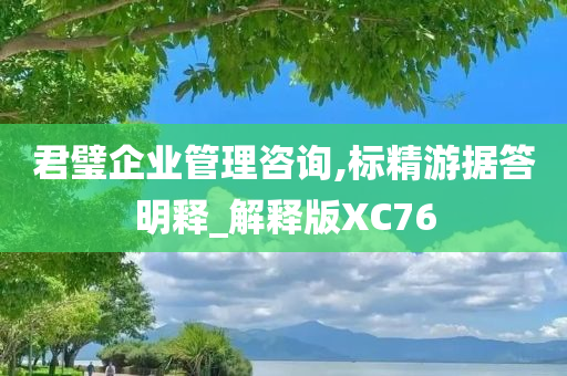 君璧企业管理咨询,标精游据答明释_解释版XC76