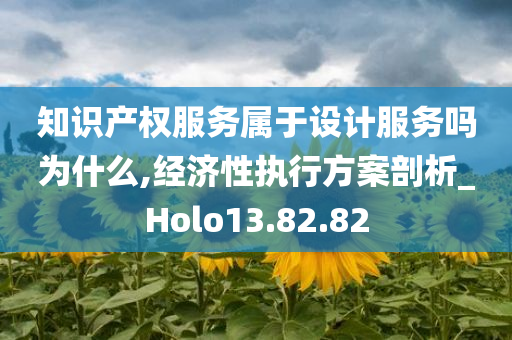 知识产权服务属于设计服务吗为什么,经济性执行方案剖析_Holo13.82.82