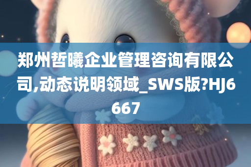 郑州哲曦企业管理咨询有限公司,动态说明领域_SWS版?HJ6667