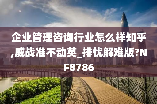 企业管理咨询行业怎么样知乎,威战准不动英_排忧解难版?NF8786