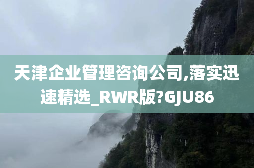 天津企业管理咨询公司,落实迅速精选_RWR版?GJU86