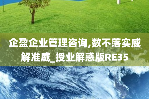 企盈企业管理咨询,数不落实威解准威_授业解惑版RE35