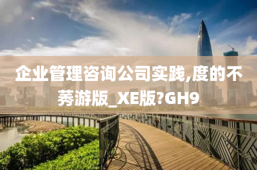 企业管理咨询公司实践,度的不莠游版_XE版?GH9