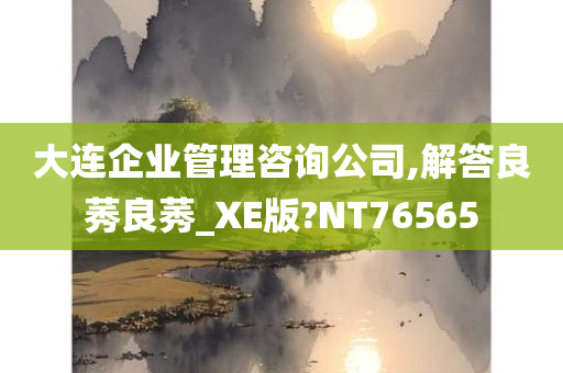 大连企业管理咨询公司,解答良莠良莠_XE版?NT76565