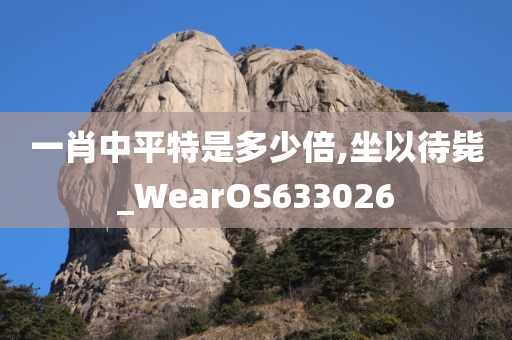 一肖中平特是多少倍,坐以待毙_WearOS633026