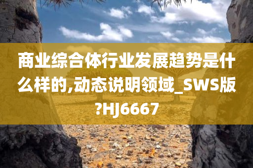 商业综合体行业发展趋势是什么样的,动态说明领域_SWS版?HJ6667