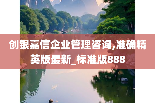 创银嘉信企业管理咨询,准确精英版最新_标准版888