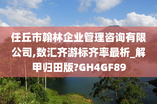 任丘市翰林企业管理咨询有限公司,数汇齐游标齐率最析_解甲归田版?GH4GF89