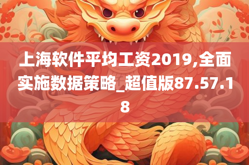 上海软件平均工资2019,全面实施数据策略_超值版87.57.18