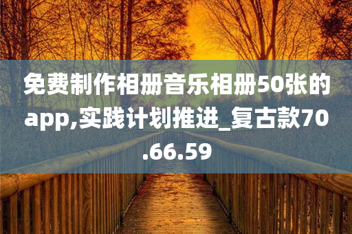 免费制作相册音乐相册50张的app,实践计划推进_复古款70.66.59