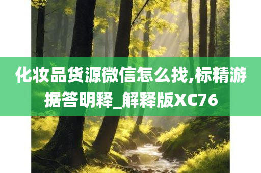 化妆品货源微信怎么找,标精游据答明释_解释版XC76