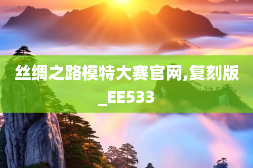 丝绸之路模特大赛官网,复刻版_EE533