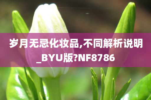 岁月无忌化妆品,不同解析说明_BYU版?NF8786