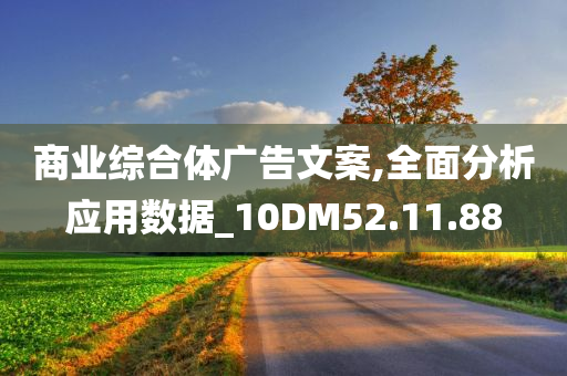 商业综合体广告文案,全面分析应用数据_10DM52.11.88