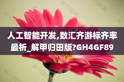 人工智能开发,数汇齐游标齐率最析_解甲归田版?GH4GF89