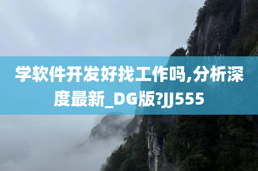 学软件开发好找工作吗,分析深度最新_DG版?JJ555