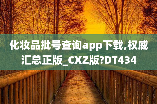 化妆品批号查询app下载,权威汇总正版_CXZ版?DT434