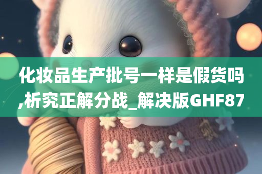 化妆品生产批号一样是假货吗,析究正解分战_解决版GHF87