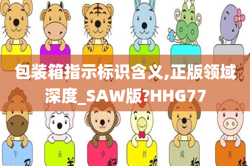 包装箱指示标识含义,正版领域深度_SAW版?HHG77