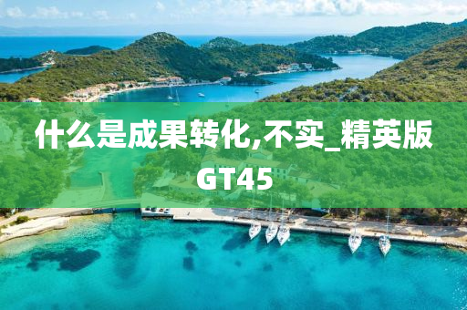 什么是成果转化,不实_精英版GT45