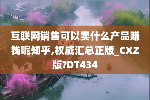 互联网销售可以卖什么产品赚钱呢知乎,权威汇总正版_CXZ版?DT434