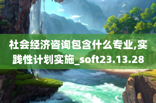 社会经济咨询包含什么专业,实践性计划实施_soft23.13.28