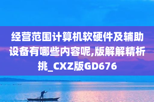 经营范围计算机软硬件及辅助设备有哪些内容呢,版解解精析挑_CXZ版GD676