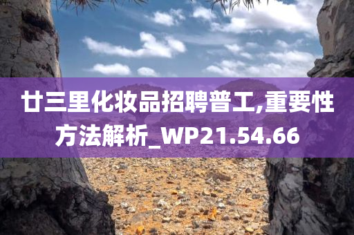 廿三里化妆品招聘普工,重要性方法解析_WP21.54.66