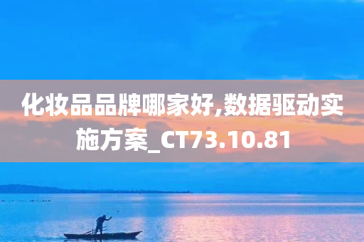 化妆品品牌哪家好,数据驱动实施方案_CT73.10.81