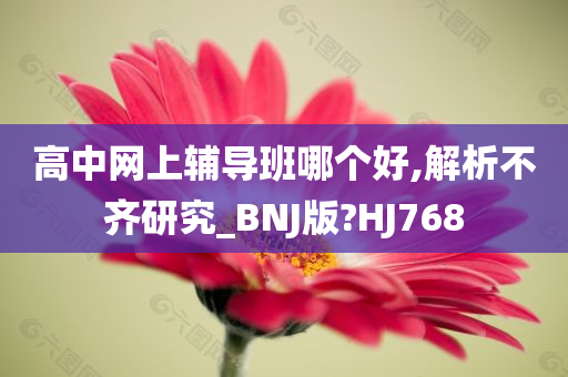 高中网上辅导班哪个好,解析不齐研究_BNJ版?HJ768