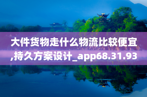 大件货物走什么物流比较便宜,持久方案设计_app68.31.93