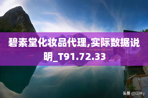 碧素堂化妆品代理,实际数据说明_T91.72.33