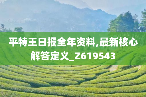 平特王日报全年资料,最新核心解答定义_Z619543