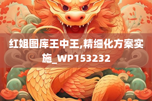 红姐图库王中王,精细化方案实施_WP153232