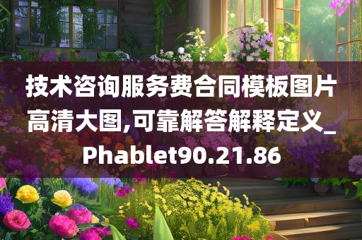 技术咨询服务费合同模板图片高清大图,可靠解答解释定义_Phablet90.21.86