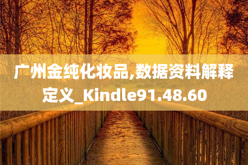 广州金纯化妆品,数据资料解释定义_Kindle91.48.60