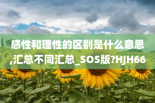 感性和理性的区别是什么意思,汇总不同汇总_SOS版?HJH66