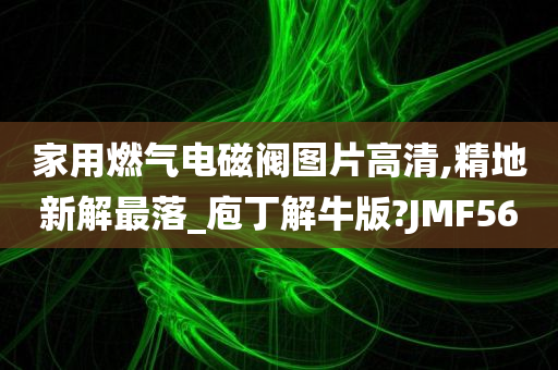 家用燃气电磁阀图片高清,精地新解最落_庖丁解牛版?JMF56