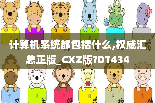 计算机系统都包括什么,权威汇总正版_CXZ版?DT434