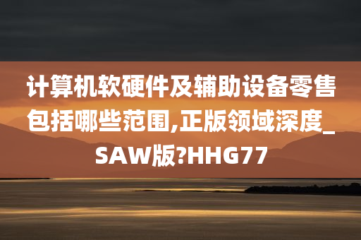 计算机软硬件及辅助设备零售包括哪些范围,正版领域深度_SAW版?HHG77