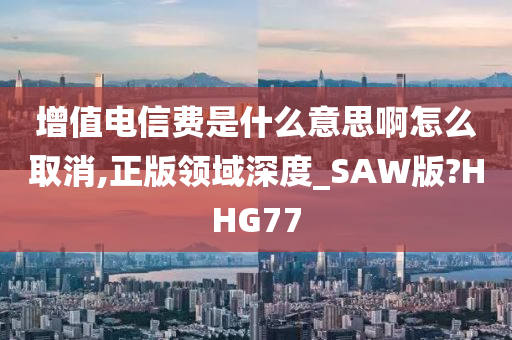 增值电信费是什么意思啊怎么取消,正版领域深度_SAW版?HHG77