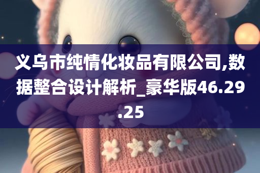 义乌市纯情化妆品有限公司,数据整合设计解析_豪华版46.29.25