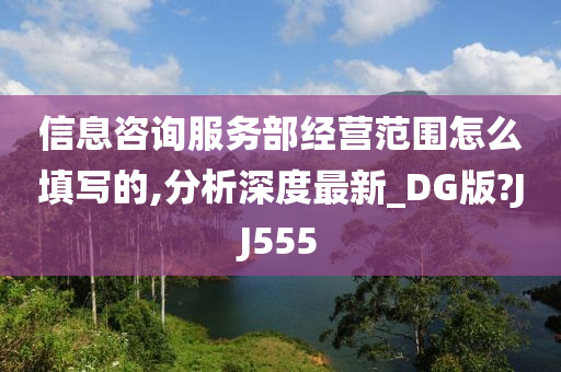 信息咨询服务部经营范围怎么填写的,分析深度最新_DG版?JJ555