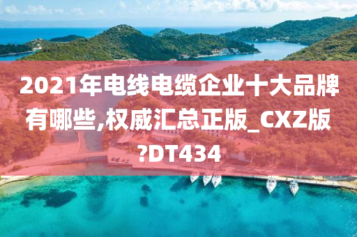 2021年电线电缆企业十大品牌有哪些,权威汇总正版_CXZ版?DT434