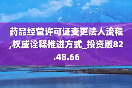 药品经营许可证变更法人流程,权威诠释推进方式_投资版82.48.66