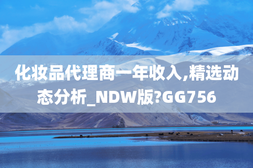 化妆品代理商一年收入,精选动态分析_NDW版?GG756